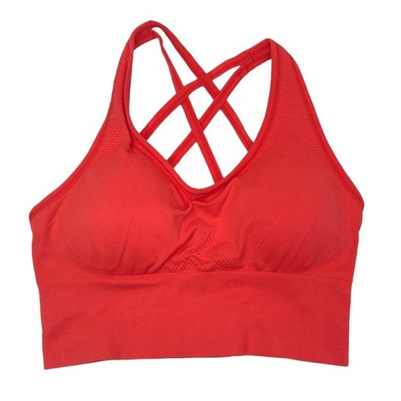 Zella Other - Zella seamless crossback bralette red hibiscus - M